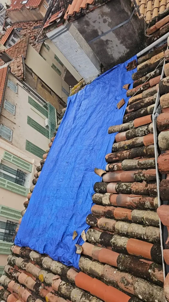 mise hors d'eau après intempérie